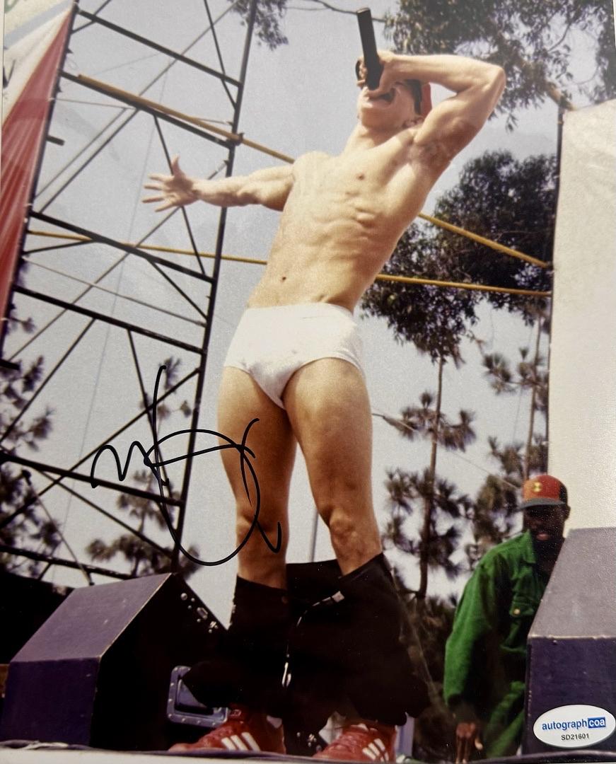 Mark Wahlberg Signed 8x10 Photo ("Marky Mark") - ACOA